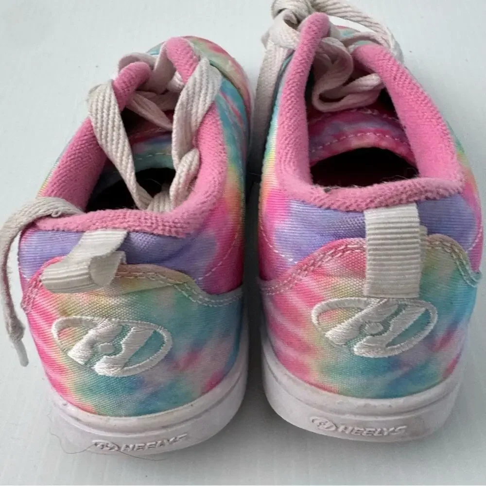 Heelys Kids Tie-Dye Pink Blue Sneakers